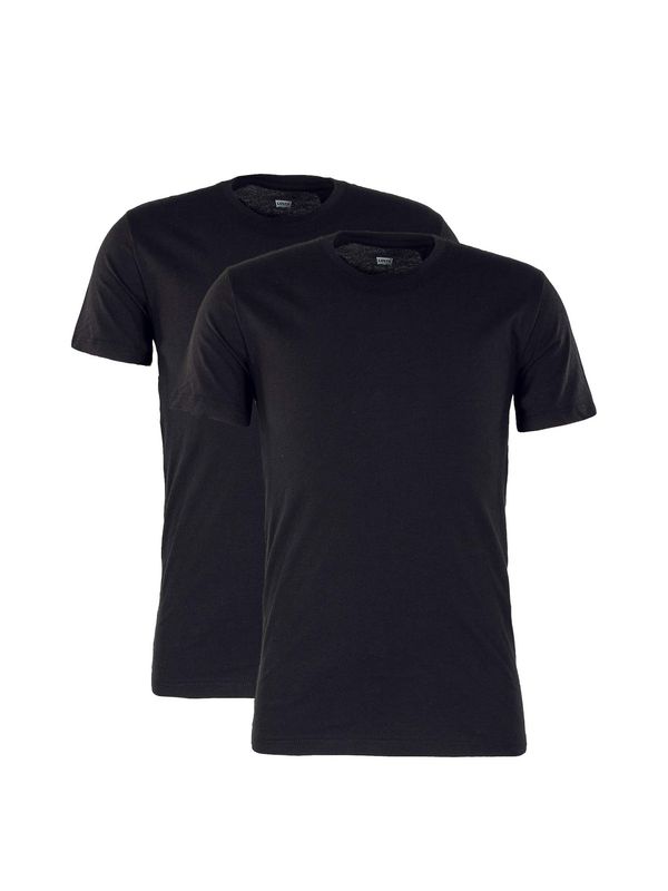 Levi's LEVI'S ® Majica 'Slim 2Pk Crewneck'  crna