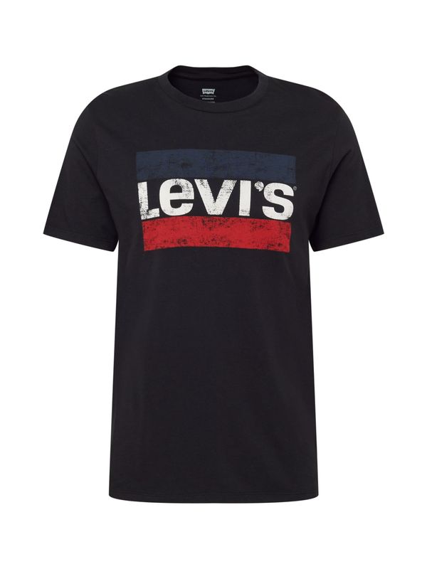 LEVI'S ® LEVI'S ® Majica 'Sportswear Logo Graphic'  mornarsko plava / tamno crvena / crna / bijela