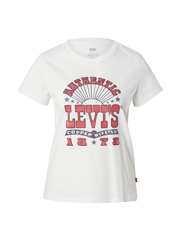 LEVI'S ® LEVI'S ® Majica 'THE PERFECT'  morsko plava / tamno crvena / bijela