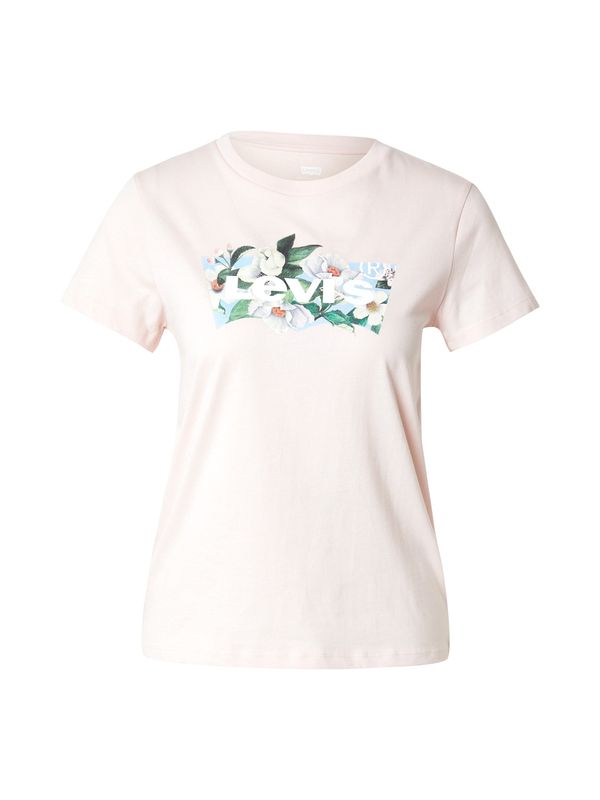 LEVI'S ® LEVI'S ® Majica 'THE PERFECT'  smaragdno zelena / kraljevski zelena / roza / bijela