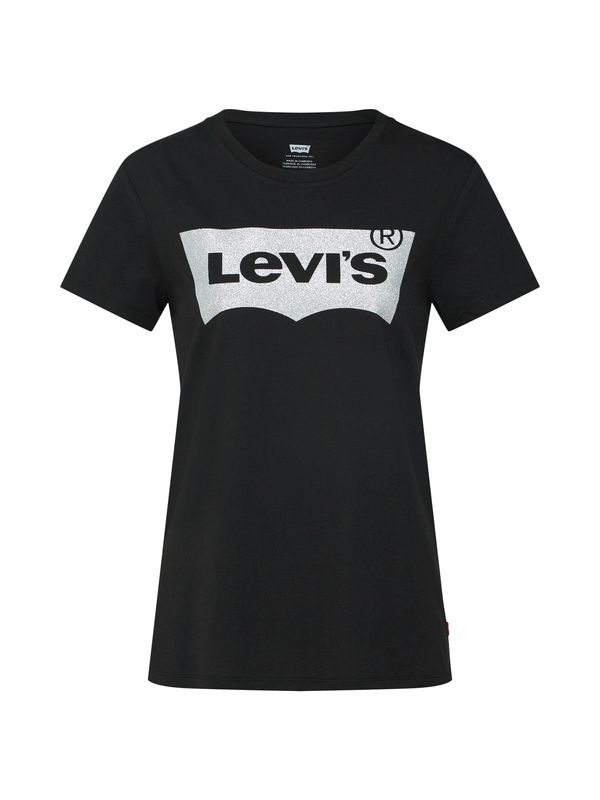 Levi's LEVI'S ® Majica 'The Perfect Tee'  crna / srebro