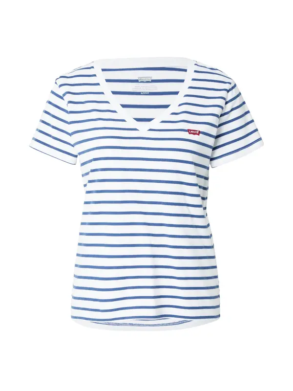 Levi's LEVI'S ® Majica 'The Perfect V-Neck'  mornarsko plava / bijela