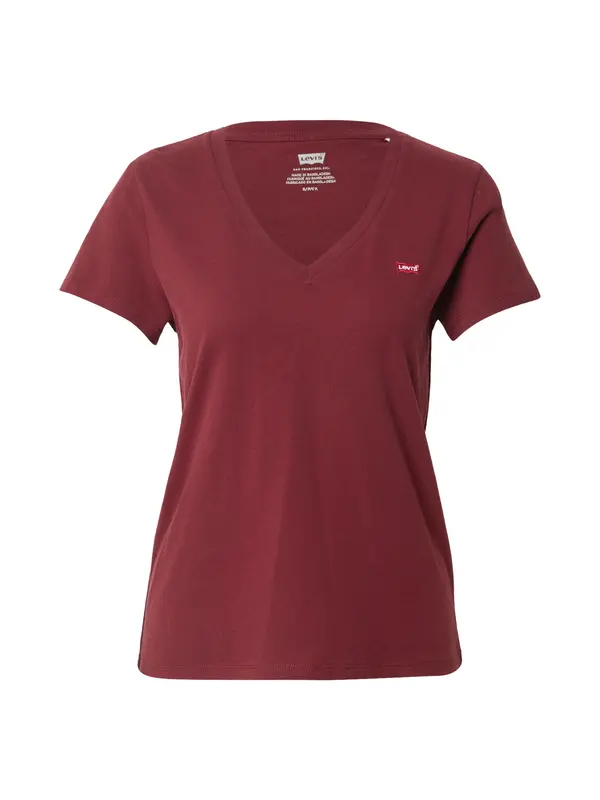 LEVI'S ® LEVI'S ® Majica 'The Perfect V-Neck'  narančasta / bordo