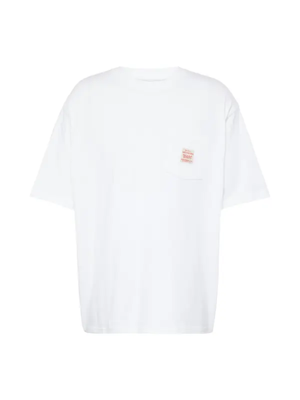 LEVI'S ® LEVI'S ® Majica 'Workwear Tee'  crvena / bijela