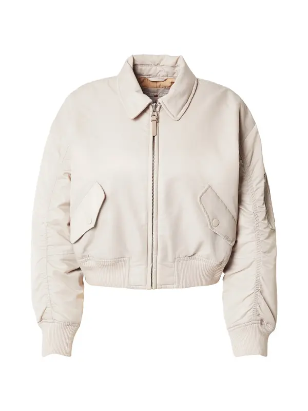 Levi's LEVI'S ® Prijelazna jakna 'Bowie Cropped Bomber Jacket'  taupe siva