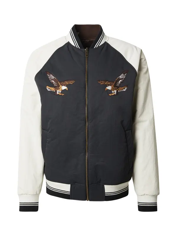 LEVI'S ® LEVI'S ® Prijelazna jakna 'Madera Souvenir Jacket'  čokolada / višnja / crna / bijela