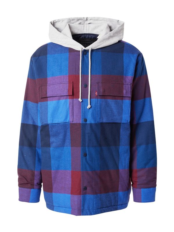 LEVI'S ® LEVI'S ® Prijelazna jakna  plava / indigo / svijetlosiva / crvena