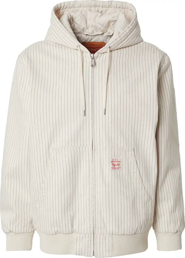 Levi's LEVI'S ® Prijelazna jakna 'Potrero Denim Hoodie'  grafit siva / bijeli traper