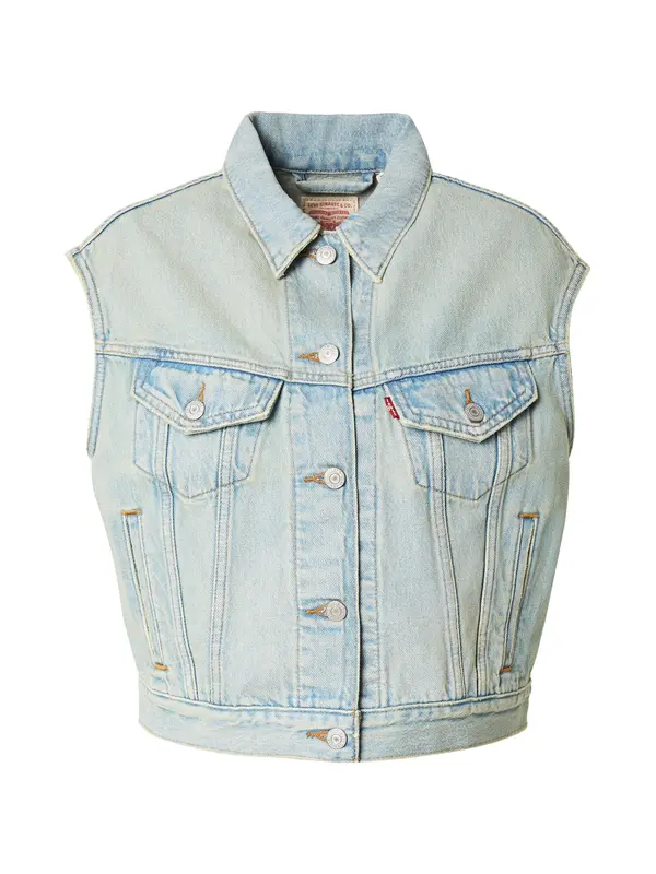 Levi's LEVI'S ® Prijelazna jakna 'Shrunken 90s Vest'  plavi traper