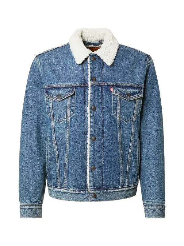 LEVI'S ® LEVI'S ® Prijelazna jakna 'Type III Sherpa Trucker Jacket'  plavi traper