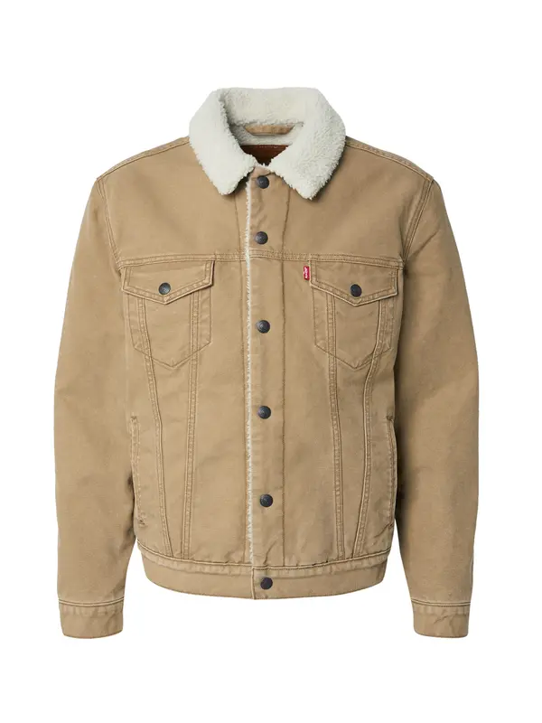 LEVI'S ® LEVI'S ® Prijelazna jakna 'Type III Sherpa Trucker Jacket'  svijetlosmeđa