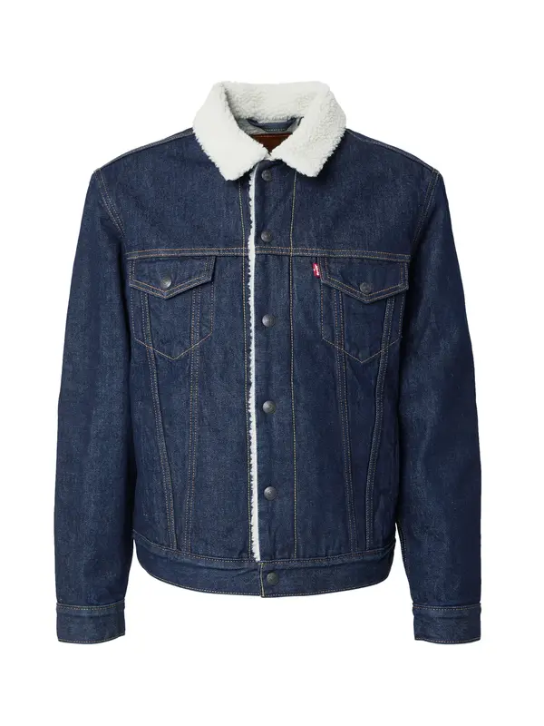 LEVI'S ® LEVI'S ® Prijelazna jakna 'Type III Sherpa Trucker'  plavi traper