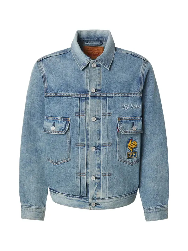 LEVI'S ® LEVI'S ® Prijelazna jakna 'WC TYPE II'  kraljevsko plava / plavi traper / zlatno žuta / crvena
