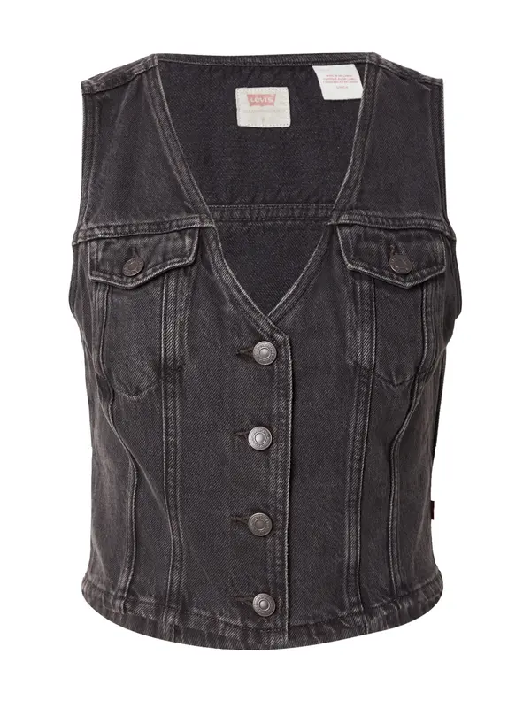 Levi's LEVI'S ® Prsluk 'Bella Denim Corset'  crni traper