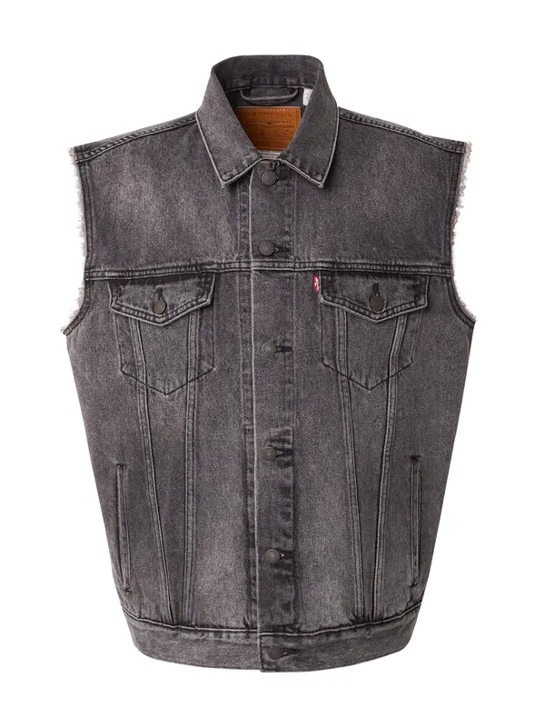 LEVI'S ® LEVI'S ® Prsluk 'Relaxed Trucker Vest'  crna melange