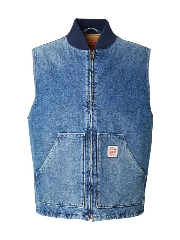 Levi's LEVI'S ® Prsluk 'Sansome Vest'  mornarsko plava / plavi traper / crvena / bijela