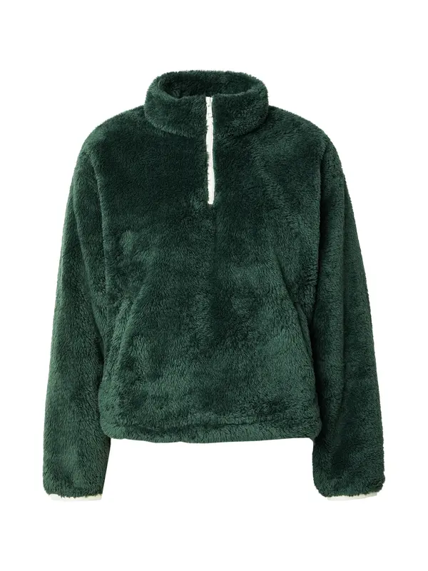 Levi's LEVI'S ® Pulover 'Gemma Sherpa 1/4 Zip Sweatshirt'  tamno zelena