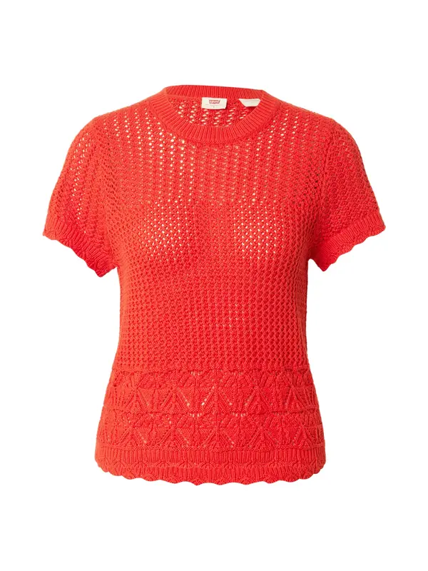 LEVI'S ® LEVI'S ® Pulover 'Isabelle Crochet Sweater'  crvena