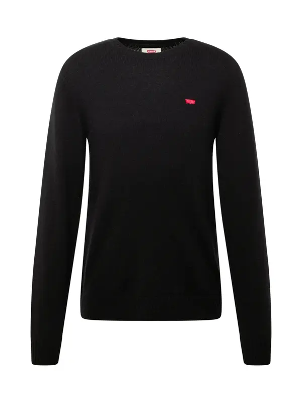 LEVI'S ® LEVI'S ® Pulover 'Original Housemark Sweater'  svijetlo crvena / crna