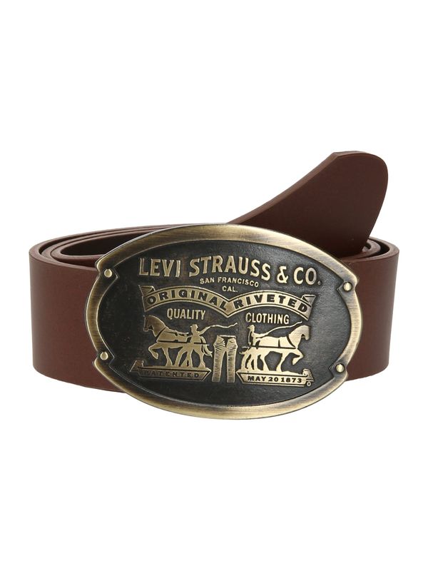 LEVI'S ® LEVI'S ® Remen 'Billy'  smeđa / zlatna / crna