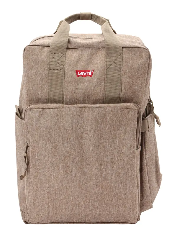 LEVI'S ® LEVI'S ® Ruksak 'Large L-Pack Backpack'  siva / krvavo crvena / bijela