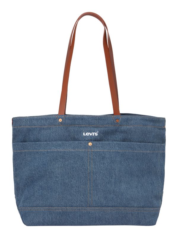 LEVI'S ® LEVI'S ® Shopper torba  tamno plava / smeđa / bijela