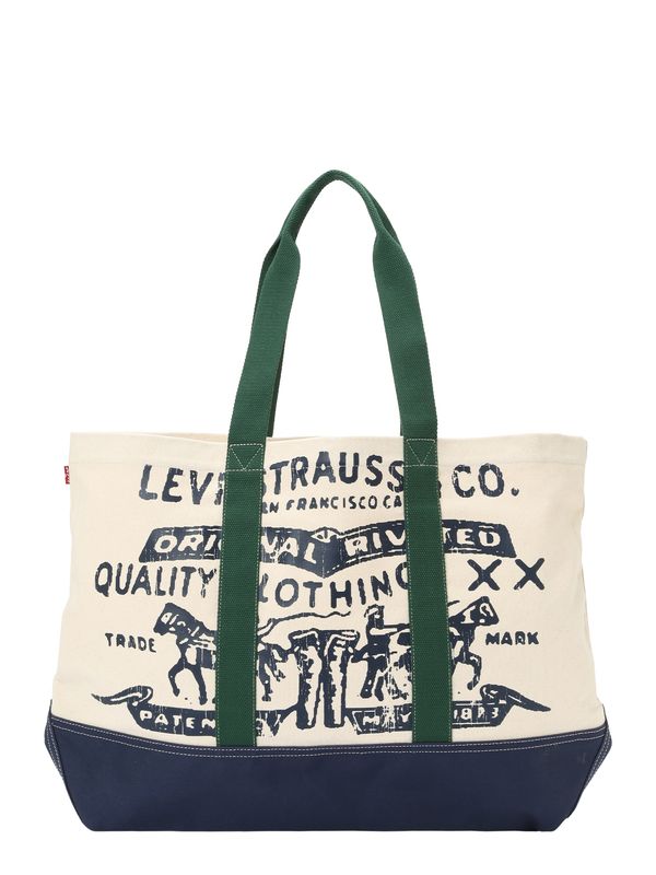 LEVI'S ® LEVI'S ® Shopper torba 'TWO HORSE'  ecru/prljavo bijela / crna