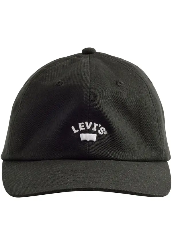 Levi's LEVI'S ® Šilterica 'Lazy Girl Logo Cap'  crna / bijela