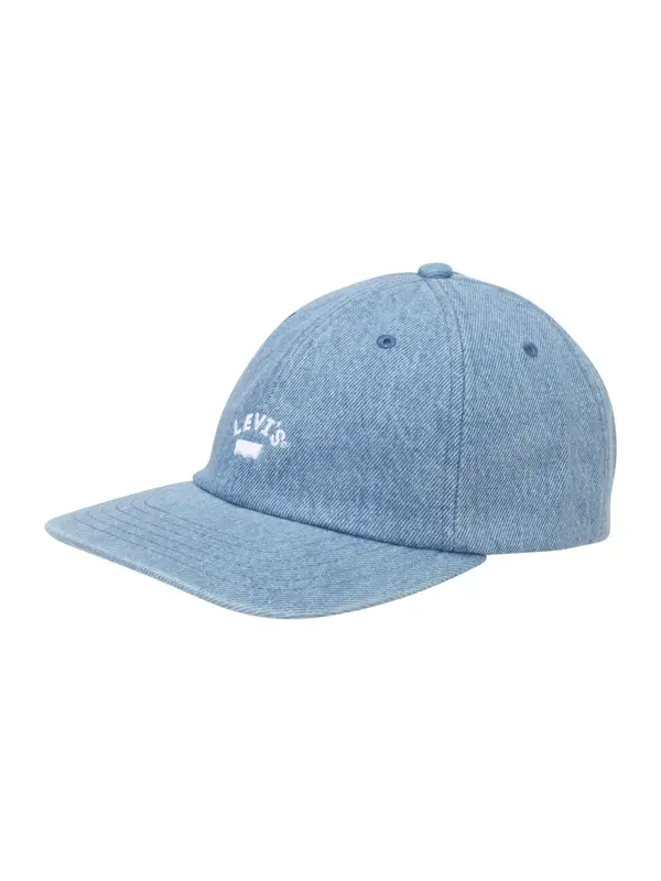 Levi's LEVI'S ® Šilterica 'Lazy Girl Logo Cap'  plavi traper / krvavo crvena / bijela