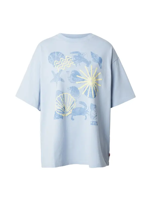 LEVI'S ® LEVI'S ® Široka majica  safirno plava / svijetloplava / svijetložuta