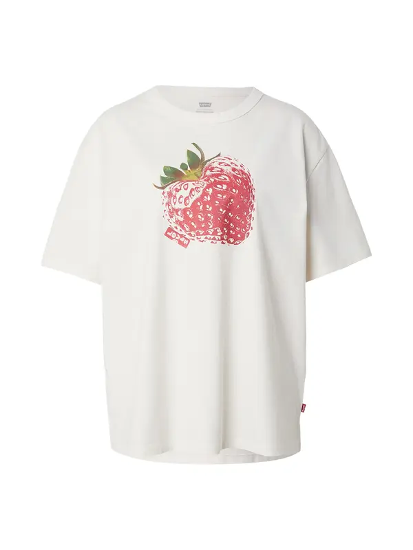 LEVI'S ® LEVI'S ® Široka majica 'TABOR'  zelena / crvena / bijela