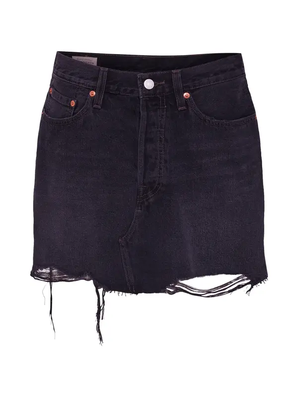 LEVI'S ® LEVI'S ® Suknja 'Deconstructed Skirt'  crni traper