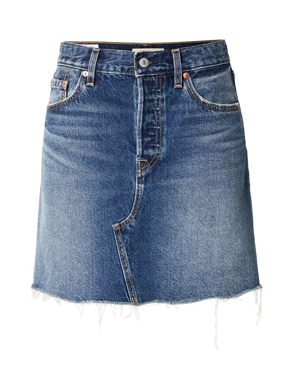 Levi's LEVI'S ® Suknja 'Deconstructed Skirt'  plavi traper
