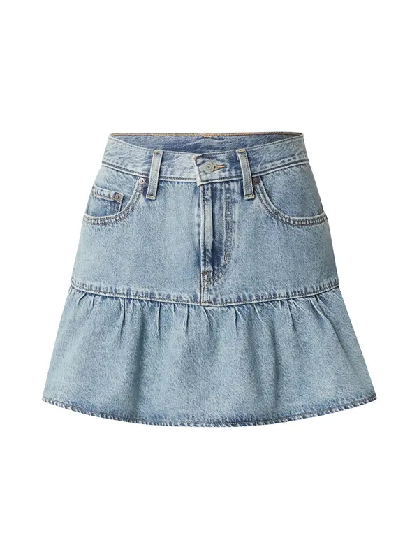 Levi's LEVI'S ® Suknja 'Flounce Mini Skirt '  plavi traper
