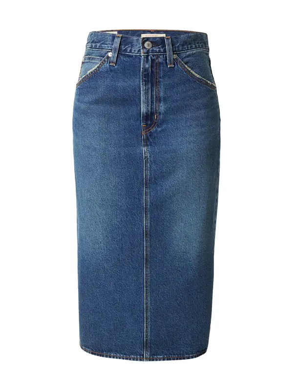 Levi's LEVI'S ® Suknja 'High Rise Back Slit Skirt'  plavi traper