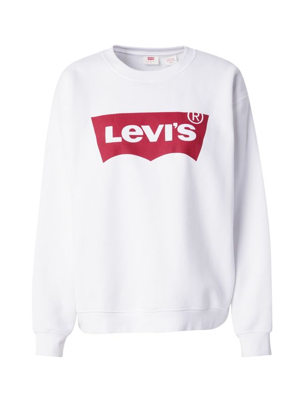 LEVI'S ® LEVI'S ® Sweater majica 'EVERYDAY'  crvena / bijela