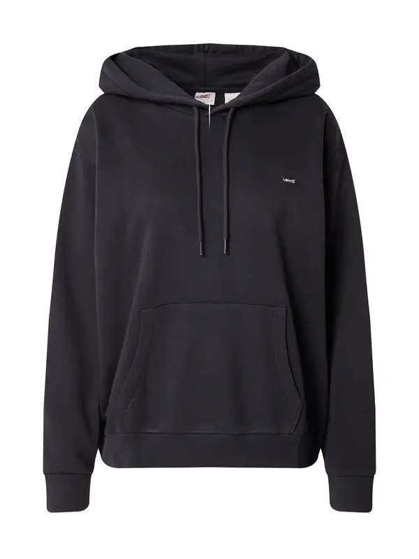 Levi's LEVI'S ® Sweater majica 'Everyday Hoodie'  crna / bijela