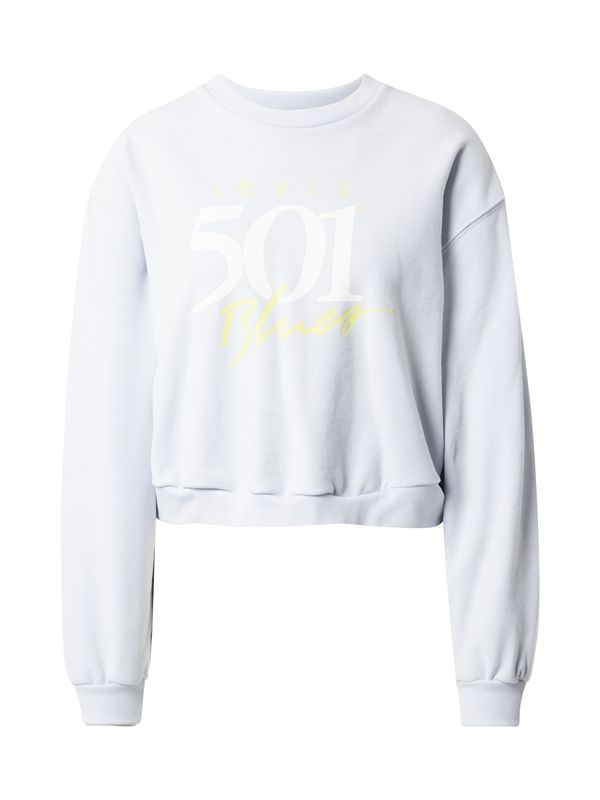 LEVI'S ® LEVI'S ® Sweater majica 'Graphic Vintage Crew'  siva / zelena / bijela