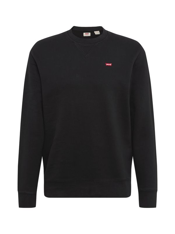 Levi's LEVI'S ® Sweater majica 'The Original HM Crew'  crvena / crna / bijela