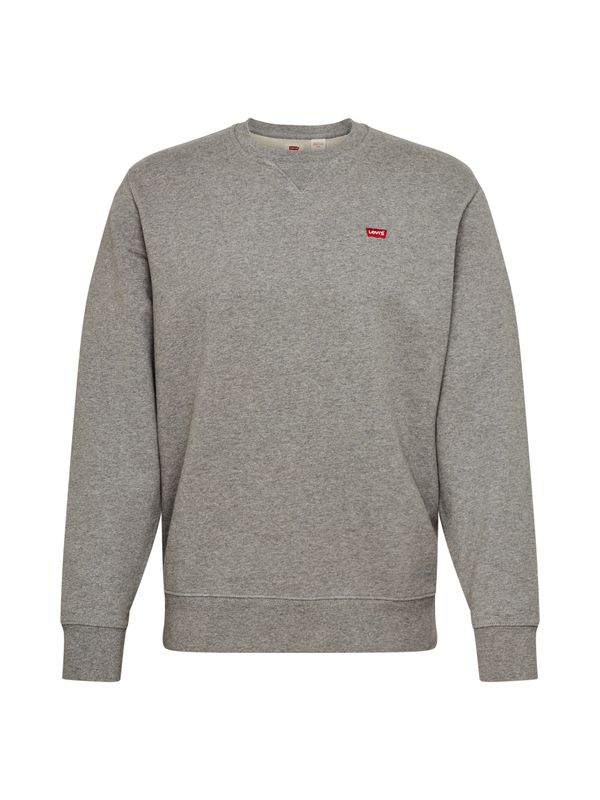 Levi's LEVI'S ® Sweater majica 'The Original HM Crew'  siva / vatreno crvena / bijela