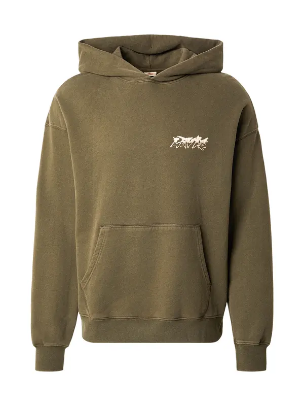 Levi's LEVI'S ® Sweater majica 'TWO HORSE'  svijetlobež / smeđa / bijela