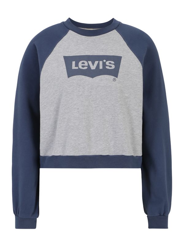 LEVI'S ® LEVI'S ® Sweater majica 'Vintage Raglan Crewneck Sweatshirt'  plava / siva