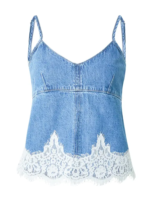Levi's LEVI'S ® Top '90's Denim Cami'  plavi traper / bijela