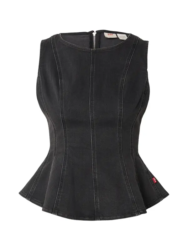 LEVI'S ® LEVI'S ® Top 'Leighton Peplum Top'  crni traper