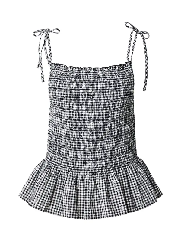 LEVI'S ® LEVI'S ® Top 'Monaco Sleeveless Blouse'  crna / bijela