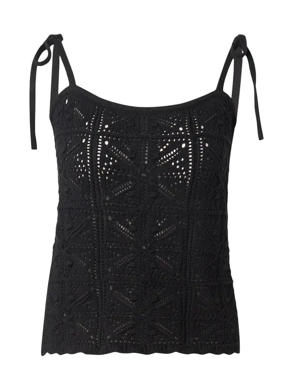 LEVI'S ® LEVI'S ® Top s naramenicama 'Abbey Tie-Shoulder Sweater Tank Top'  crna
