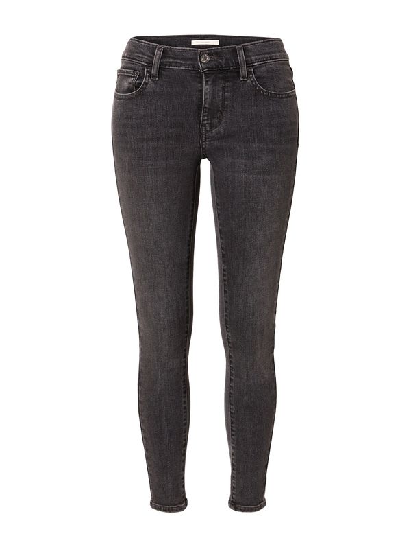 LEVI'S ® LEVI'S ® Traperice '710 Super Skinny'  crni traper