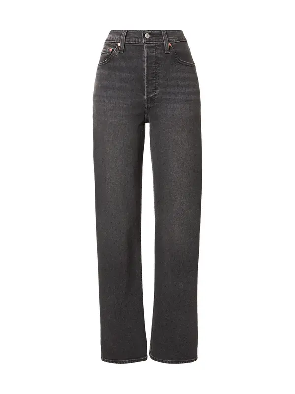 Levi's LEVI'S ® Traperice 'RIBCAGE FULL LENGTH'  crni traper