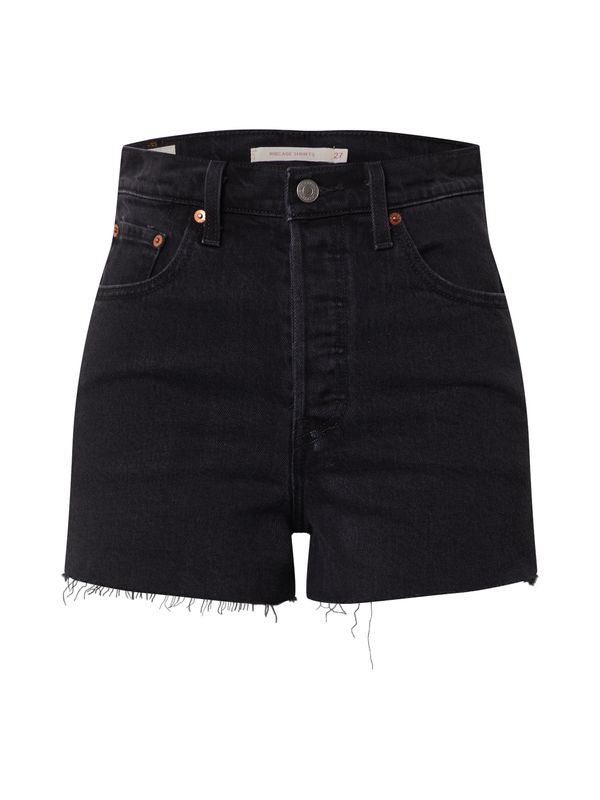LEVI'S ® LEVI'S ® Traperice 'Ribcage Short'  crna