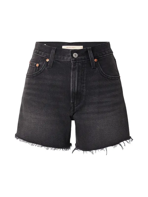 Levi's LEVI'S ® Traperice 'Ribcage Shorts'  crni traper